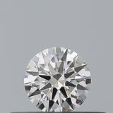 0.18 carat Round diamond E VVS2 Excellent