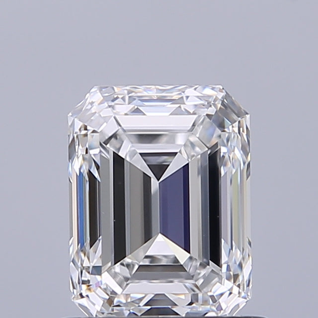 0.90 carat Emerald diamond E VVS2 