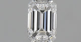 0.27 carat Emerald diamond E  VVS2