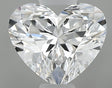 0.53 carat Heart diamond D VVS1 