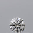 0.19 carat Round diamond E VVS1 Excellent