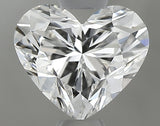 0.63 carat Heart diamond E VS2 