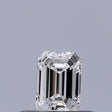 0.27 carat Emerald diamond F VVS2 