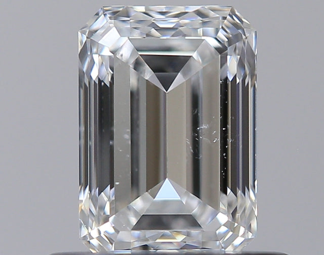 0.61 carat Emerald diamond E SI2 