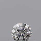 0.19 carat Round diamond D  VVS2 Excellent