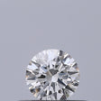 0.25 carat Round diamond E VVS2 Excellent