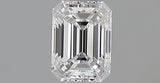 0.33 carat Emerald diamond D  VVS2