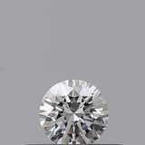 0.19 carat Round diamond F  VVS1 Excellent