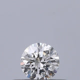 0.19 carat Round diamond E VVS1 Excellent
