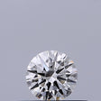 0.25 carat Round diamond F IF Excellent
