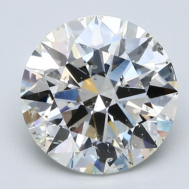 2.5 carat Round diamond J  SI2 Excellent