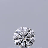 0.18 carat Round diamond E VVS1 Excellent