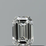 0.23 carat Emerald diamond F VVS1 