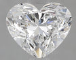 0.81 carat Heart diamond E VVS2 