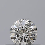 0.22 carat Round diamond F VVS2 Excellent