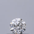 0.19 carat Round diamond D VVS1 Excellent