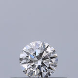 0.21 carat Round diamond D VVS1 Excellent