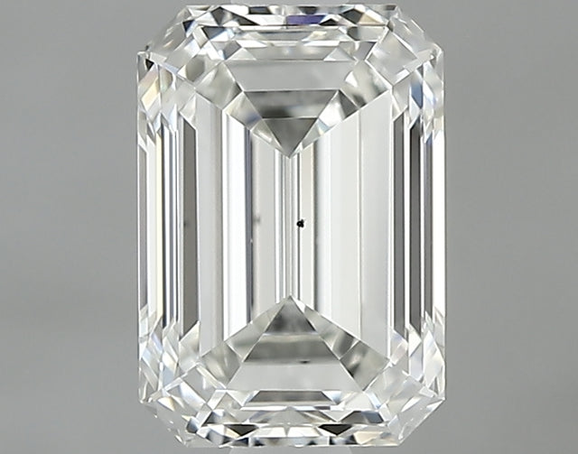1.00 carat Emerald diamond H SI1 