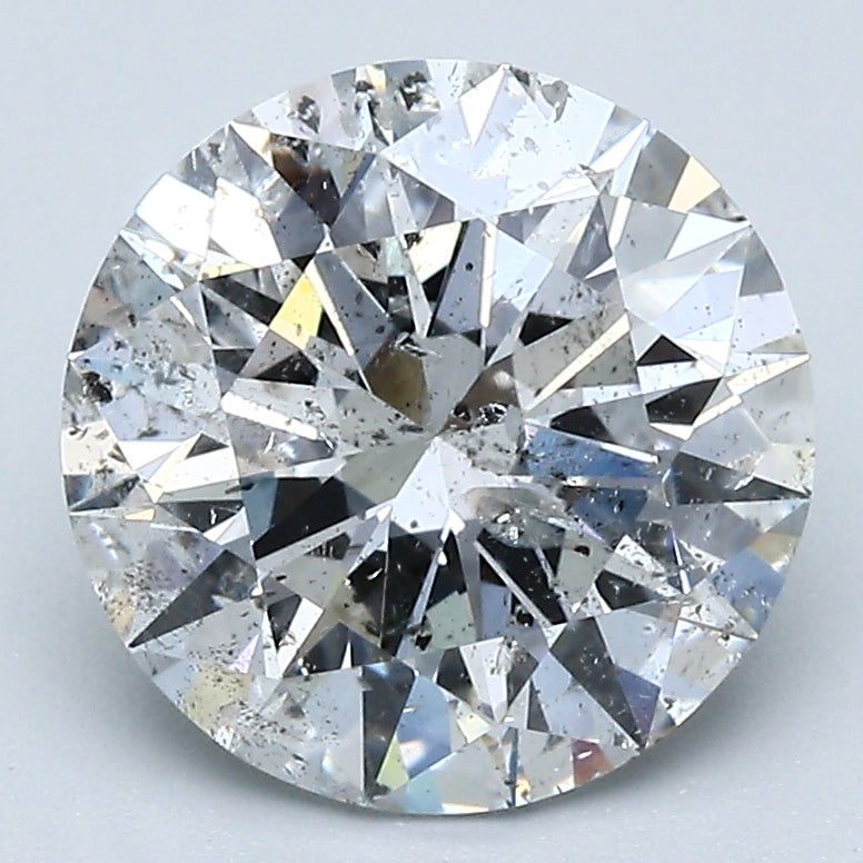 3.01 carat Round diamond F  I1 Excellent