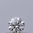 0.19 carat Round diamond D VS1 Excellent