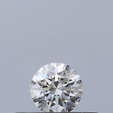 0.18 carat Round diamond E VVS1 Excellent