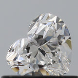 0.50 carat Heart diamond F  IF