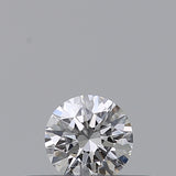 0.18 carat Round diamond E  VVS1 Excellent