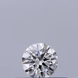 0.18 carat Round diamond E VVS1 Excellent