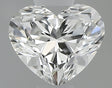 0.50 carat Heart diamond F VVS2 