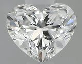 0.50 carat Heart diamond F VVS2 
