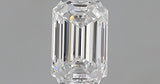 0.50 carat Emerald diamond F VVS2 
