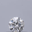 0.19 carat Round diamond E VVS2 Excellent