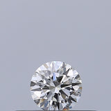 0.18 carat Round diamond E VVS2 Excellent