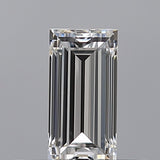 0.34 carat Baguette diamond E VVS2 