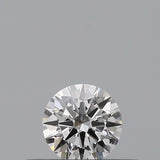 0.18 carat Round diamond F  IF Excellent