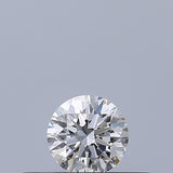 0.19 carat Round diamond E VVS2 Excellent