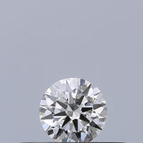 0.19 carat Round diamond F IF Excellent