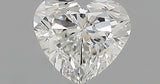 0.53 carat Heart diamond H VS1 