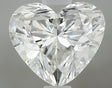 0.90 carat Heart diamond H SI2 