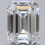 1.00 carat Emerald diamond E VVS2 