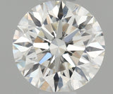0.53 carat Round diamond J IF Excellent