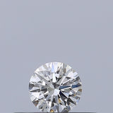 0.19 carat Round diamond E VVS2 Excellent