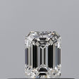 0.23 carat Emerald diamond E VVS2 