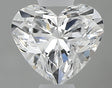 0.37 carat Heart diamond D SI1 