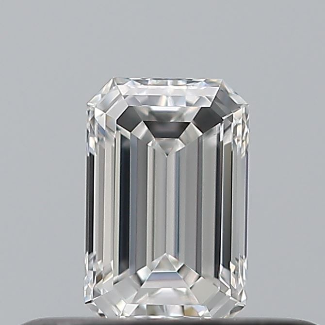 0.25 carat Emerald diamond F  VVS2