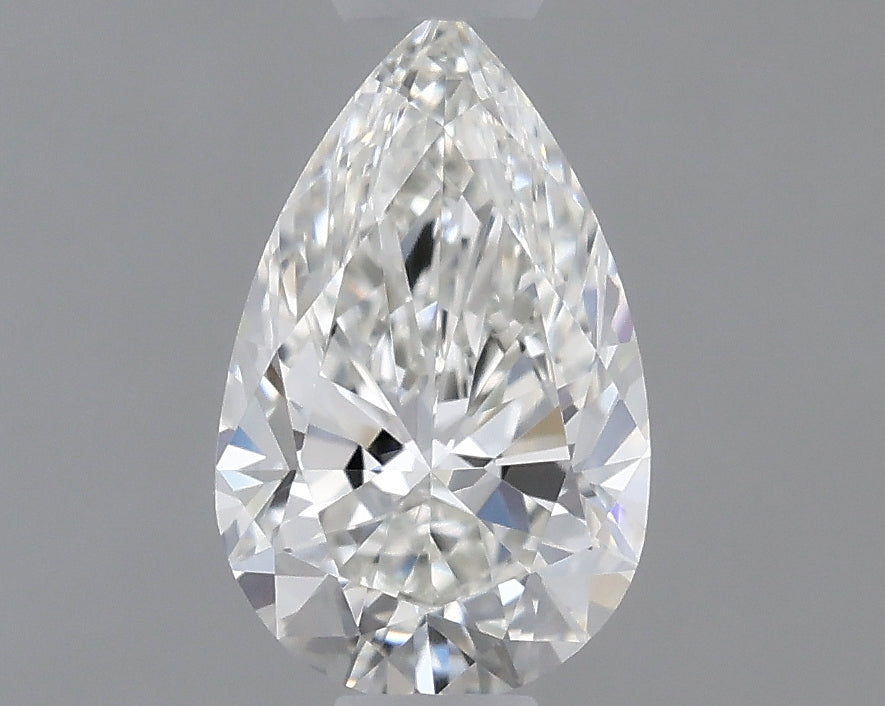 0.50 carat Pear diamond H VVS2 