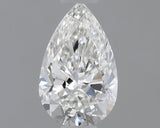 0.50 carat Pear diamond H VVS2 
