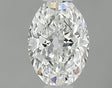 0.31 carat Oval diamond F VVS2 