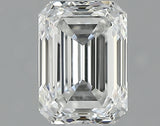 1.30 carat Emerald diamond F VVS2 