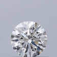 0.53 carat Round diamond F IF Excellent